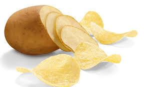 Potato Chips Aaloo Chips Unfried Ready For Fry