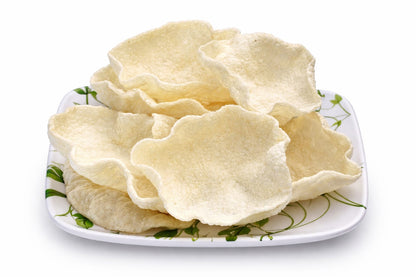 Rice Papad Rice Flour Papad Homemade Chawal Tandul Papad
